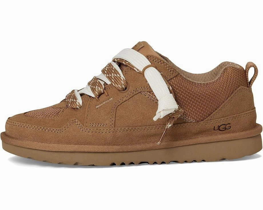 Sneakers In Leather Ugg Lo Lowmel 1166490K-CHE Sneakers Kids Chestnut Suede Lifestyle Shoes GUG63
