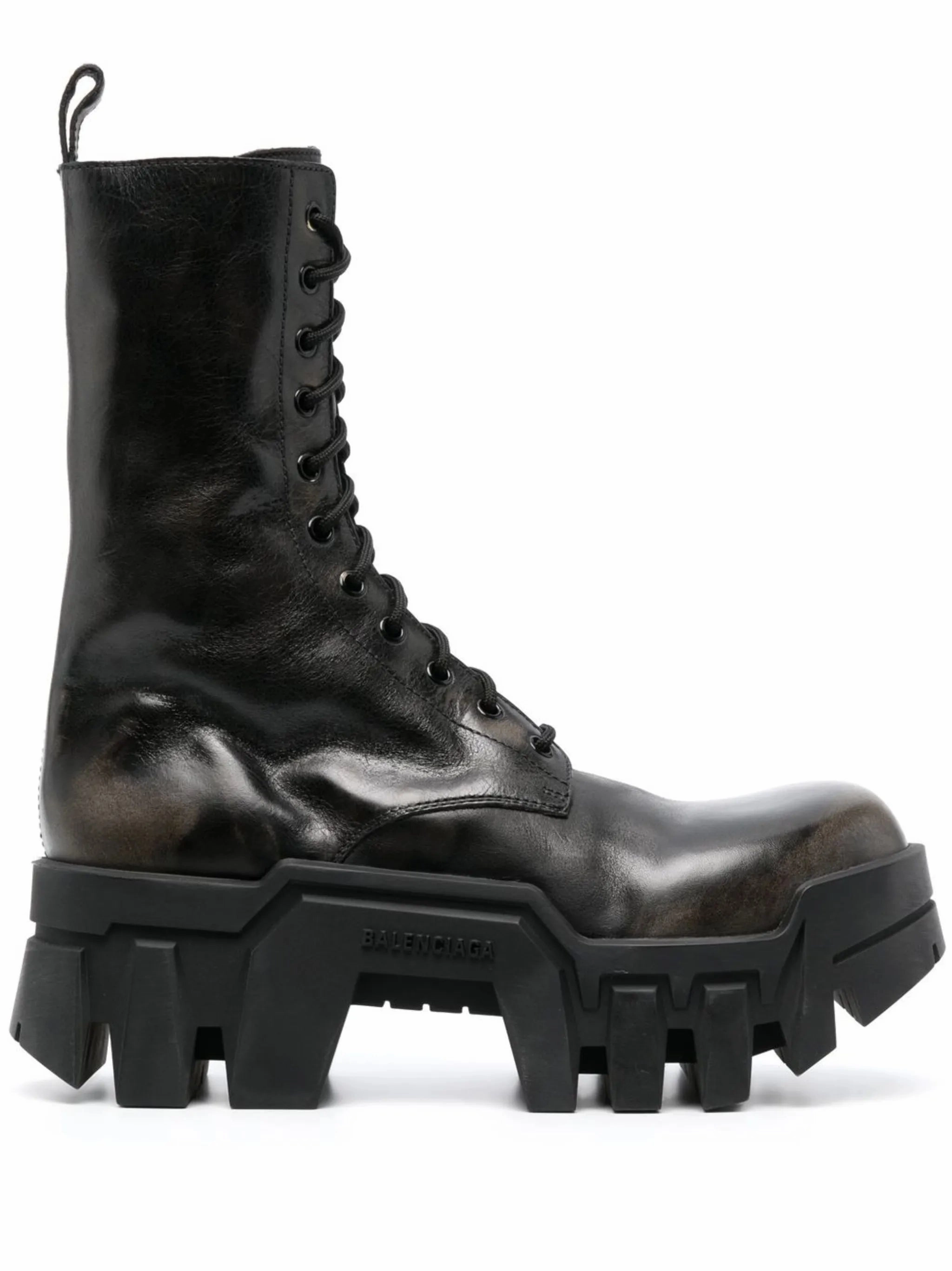 Hornback Alligator Boots Bulldozer lace-up boots