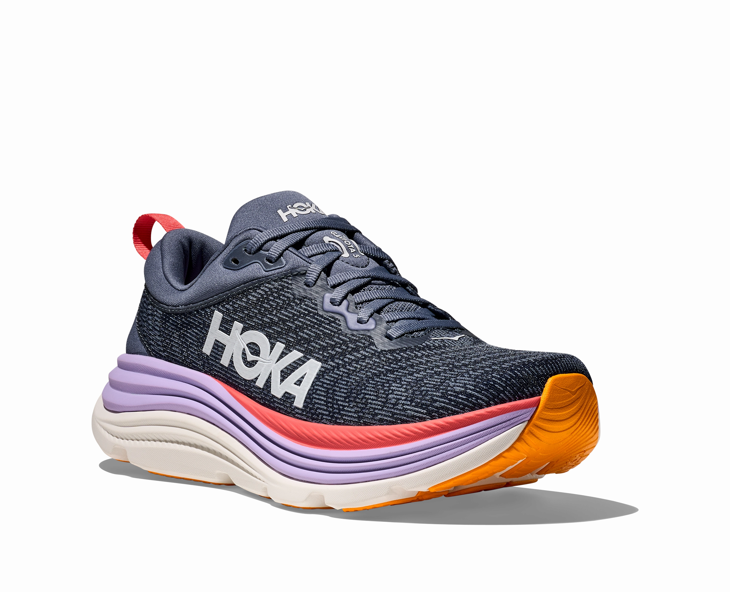 Women's - HOKA Gaviota 5 - Anchor/Grapefruit Stores Selling Shoes Near Me