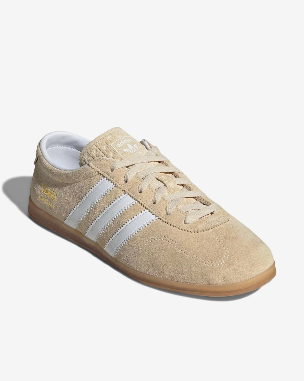GAZELLE LO PRO W - SAND STRATA/WHITE Adidas Cloudfoam Running Shoes