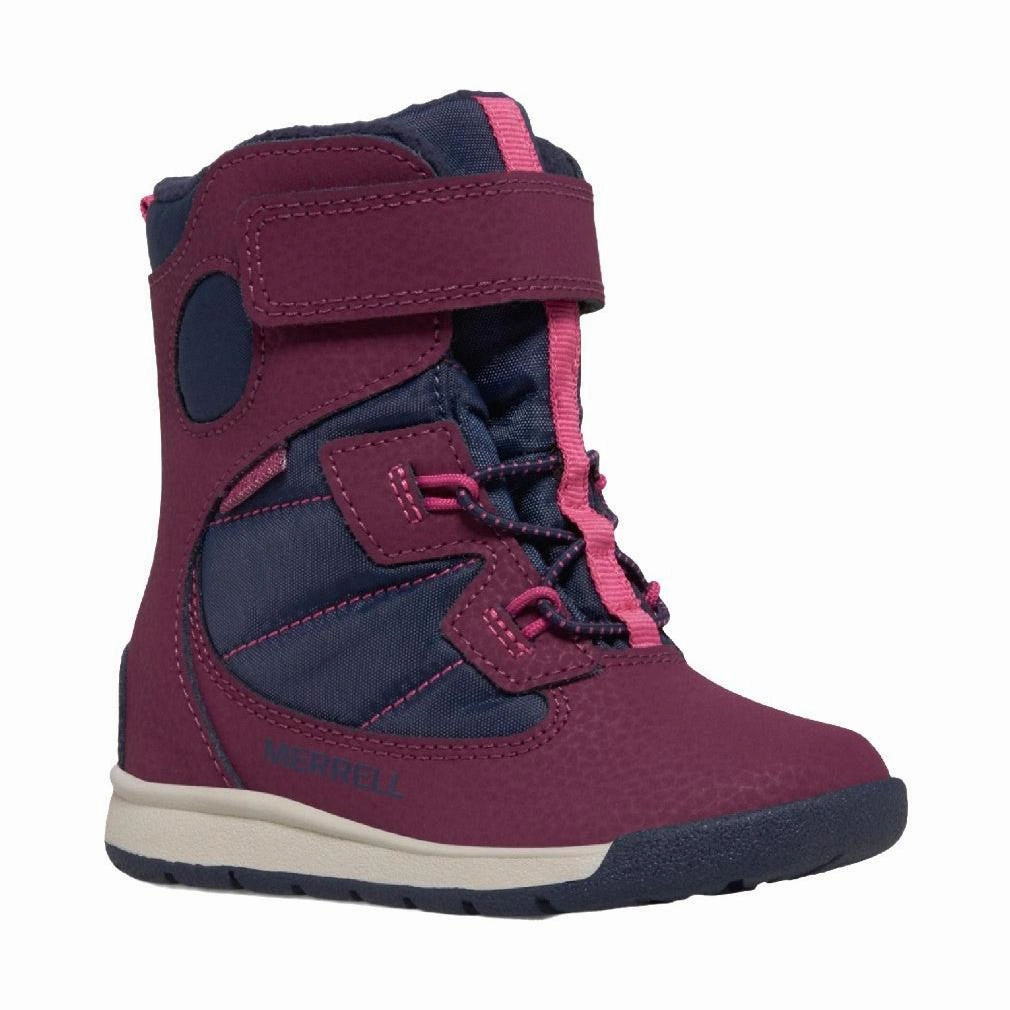 Heated Boots Snow Bank JR 4.0 Navy/Berry (Size 4c-10c)