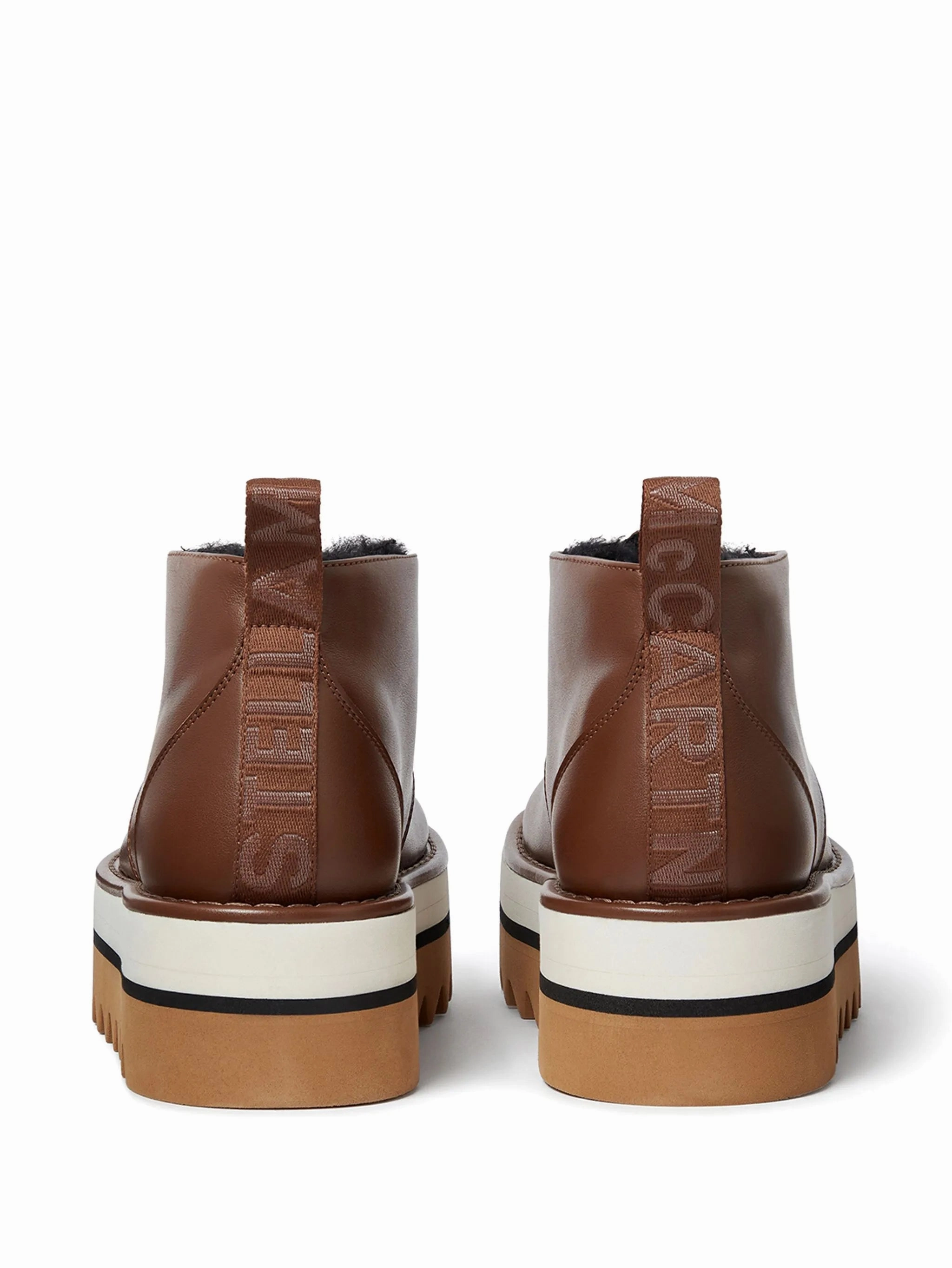 50mm Sneak-Elyse desert boots Leather Kitten Heel Boots
