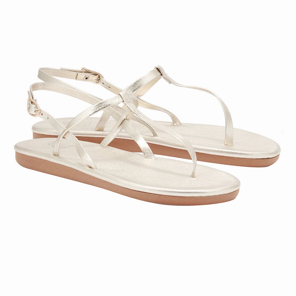 Tory Sandals Lito Flip Flop All Platinum