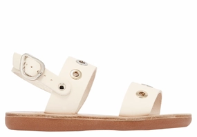 Sas Shoes Sandals Little Clio Eyelets Soft Off White