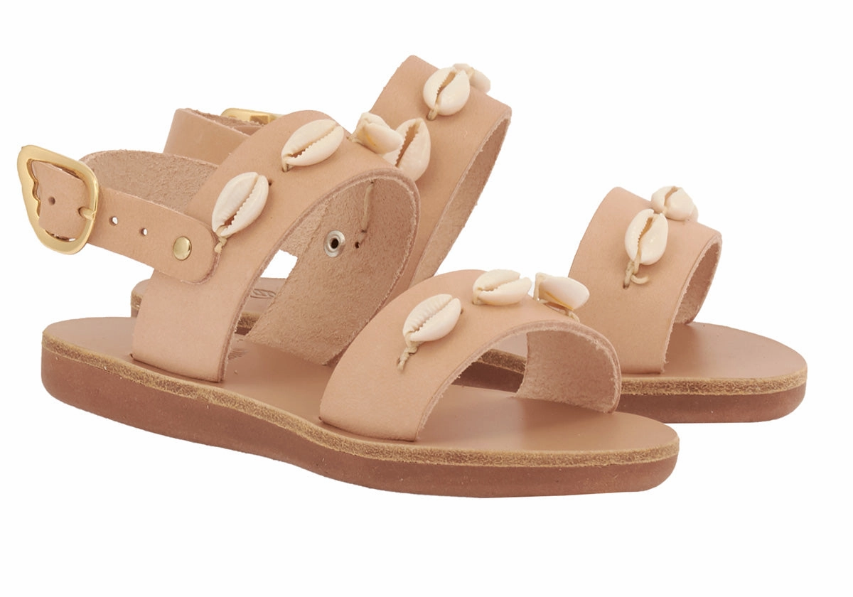 Doc Marten Sandals Little Clio Shells Soft Natural