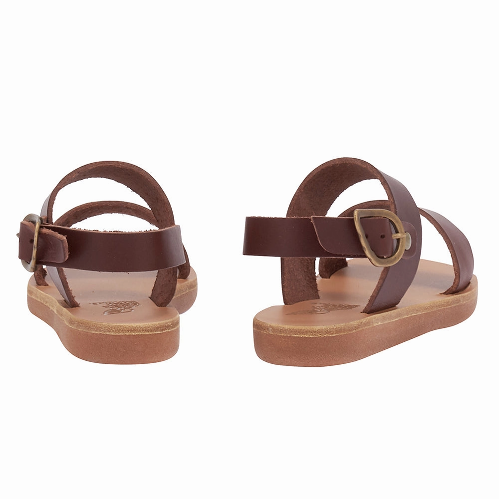 Little Clio Soft Chestnut Sandals Saint Vincent
