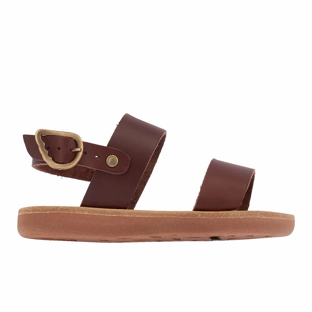 Little Clio Soft Chestnut Fur For Sandals