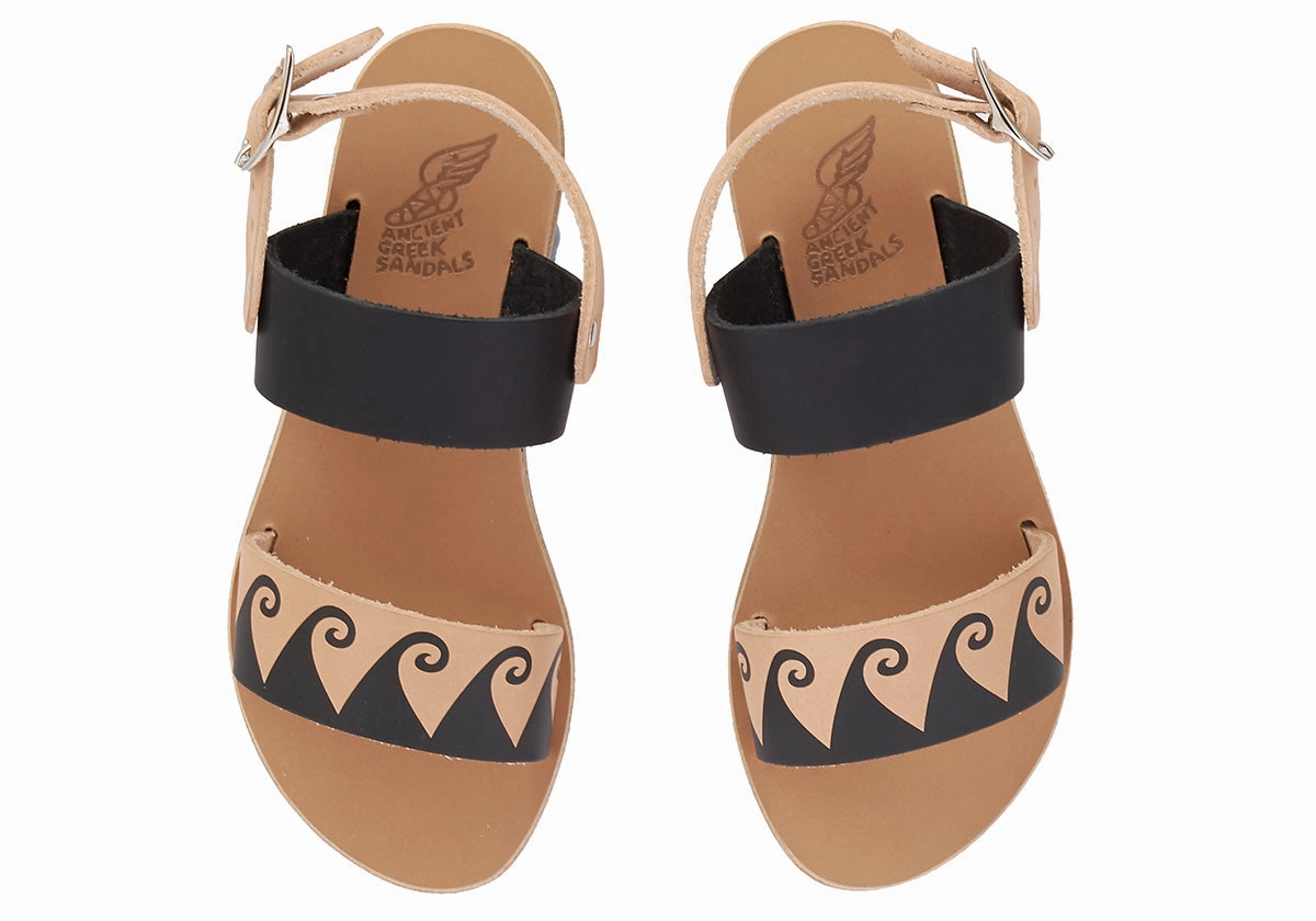 Sandals Jamacia Little Clio Soft Natural/Black