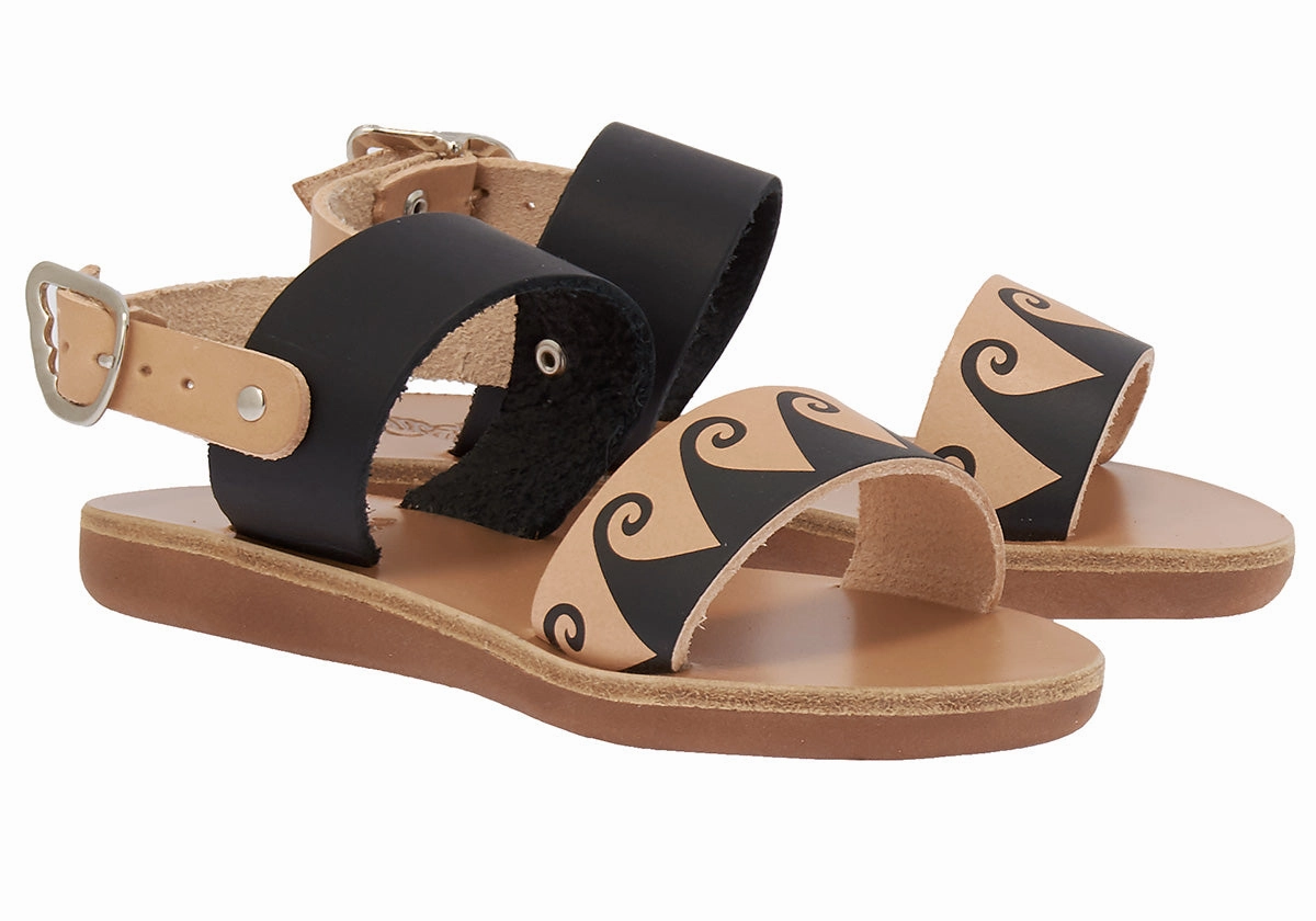 Little Clio Soft Natural/Black Sofft Sandals Amazon