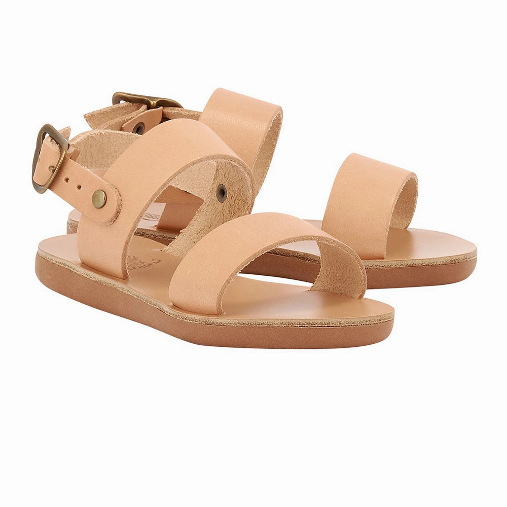 Little Clio Soft Natural Madrid Big Buckle Eva Sandals