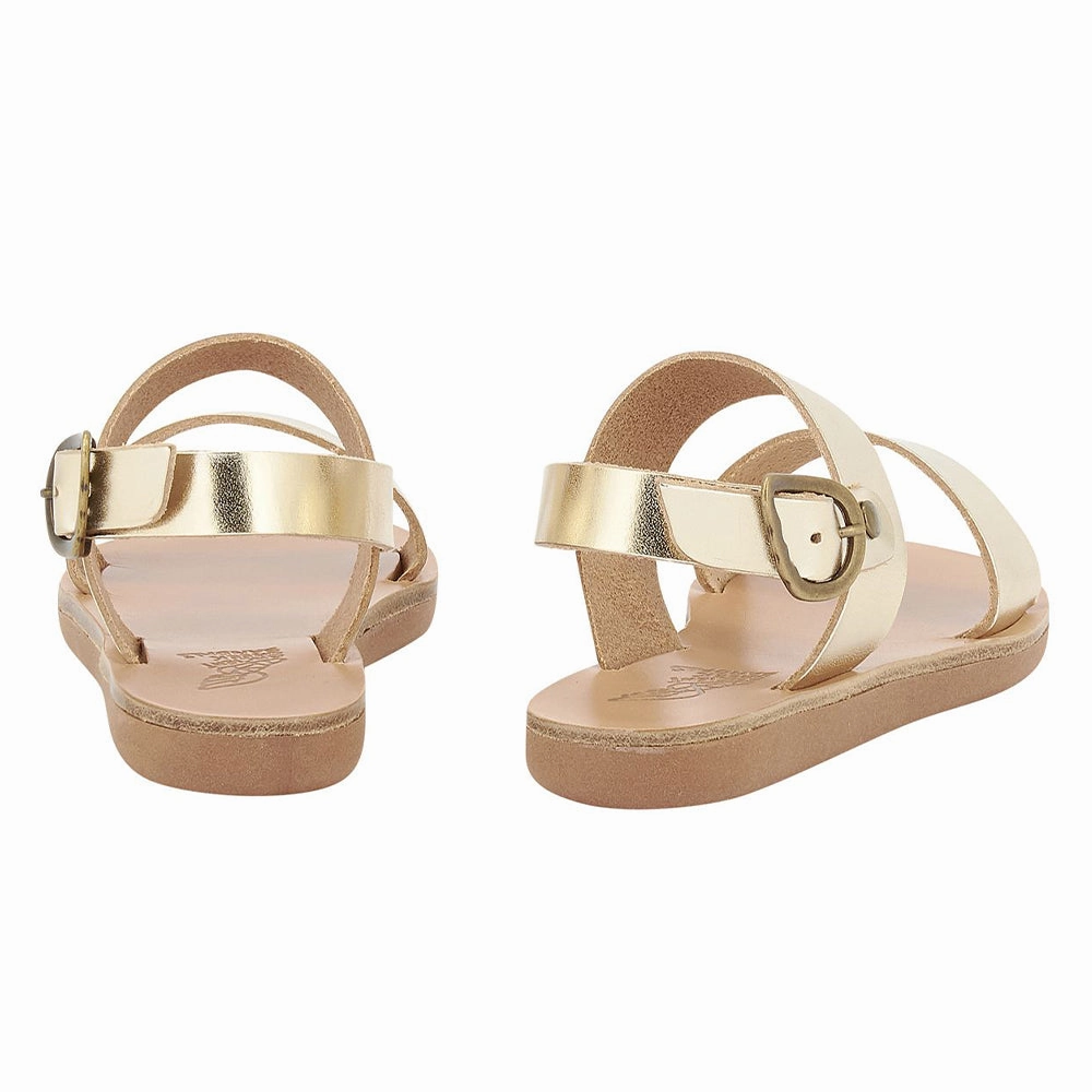 Little Clio Soft Platinum Small Wedge Sandals