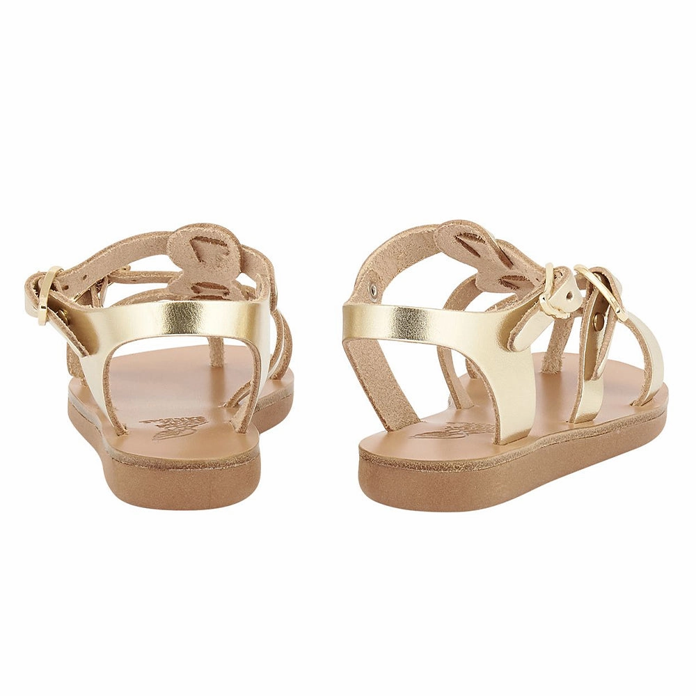 Little Grace Kelly Soft Platinum Sandals Tanning