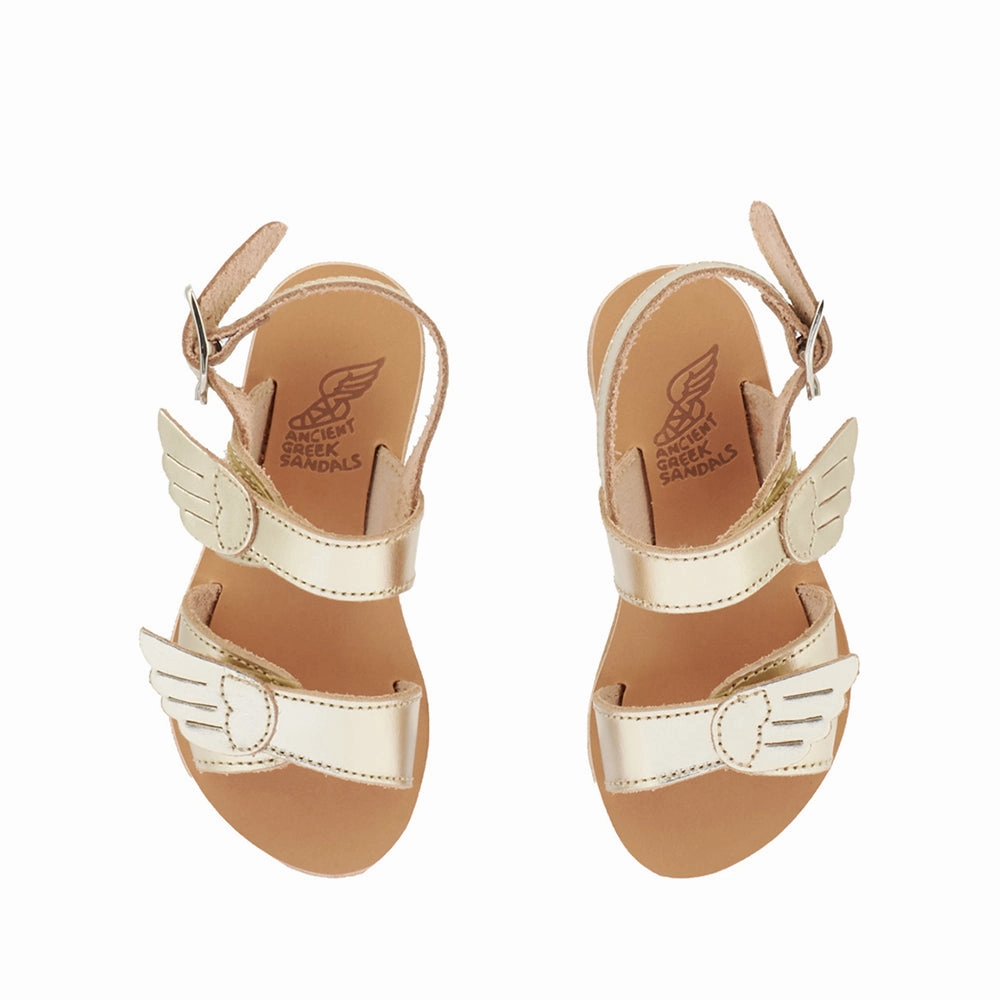 Little Iliada Soft Platinum Sandals Sale Dsw
