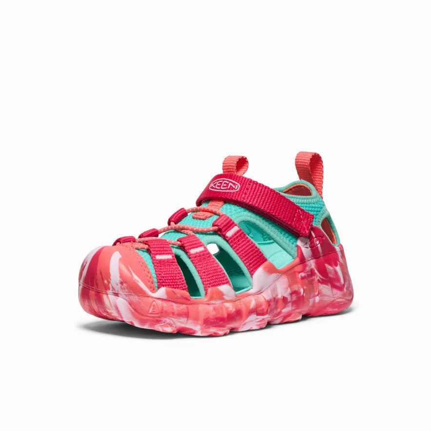 Raramuri Sandals Little Kids' Hyperport H2 Sandal Raspberry/Pool Blue