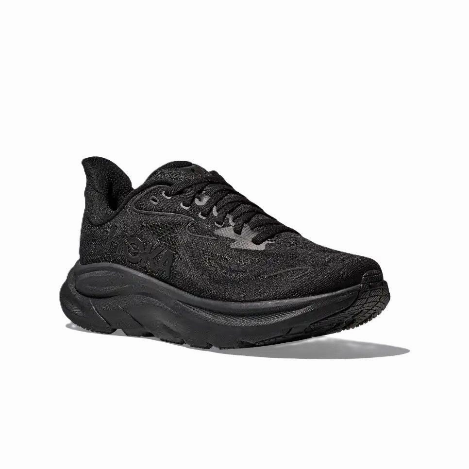 Hoka Clifton Women' Running Shoes Black Black Trail Running Vs Road Running Shoes