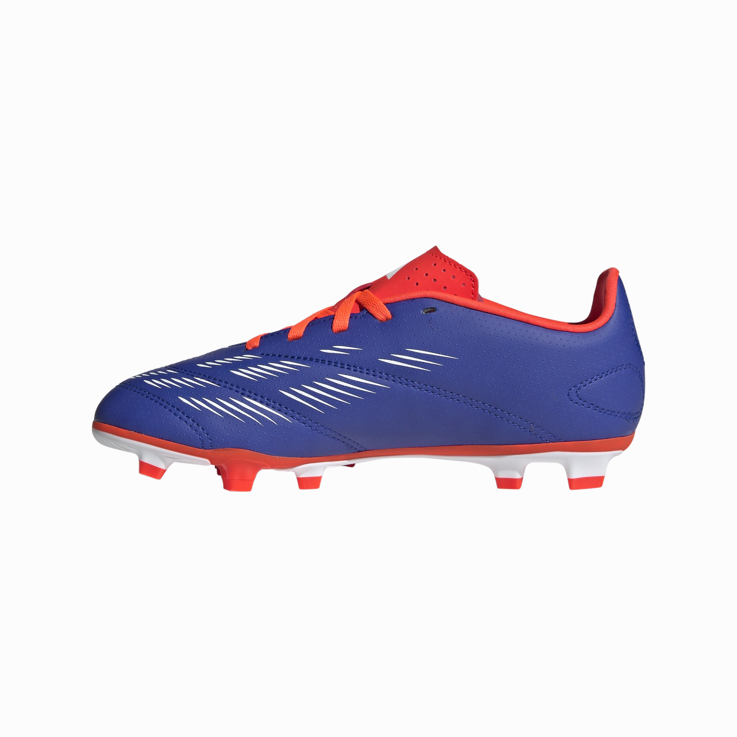 Adidas Predator Club Firm Ground Junior Football Boots Lucid Blue Solar Red White Muck Wetland Boots