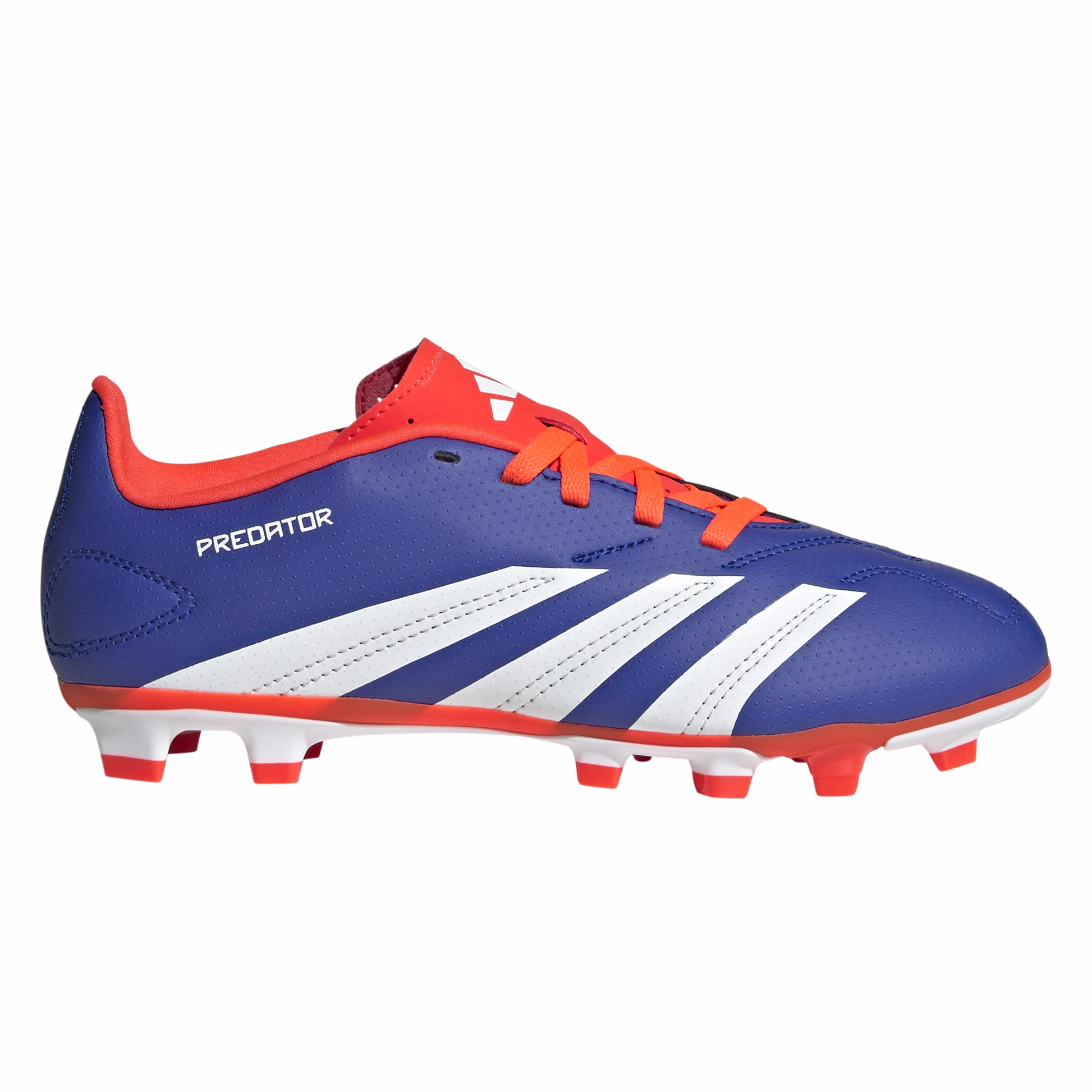Red Dress With Boots Adidas Predator Club Firm Ground Junior Football Boots Lucid Blue Solar Red White