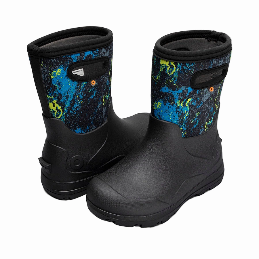 York Seamless Acid Camo Black Multi (Size 10c-5Y)