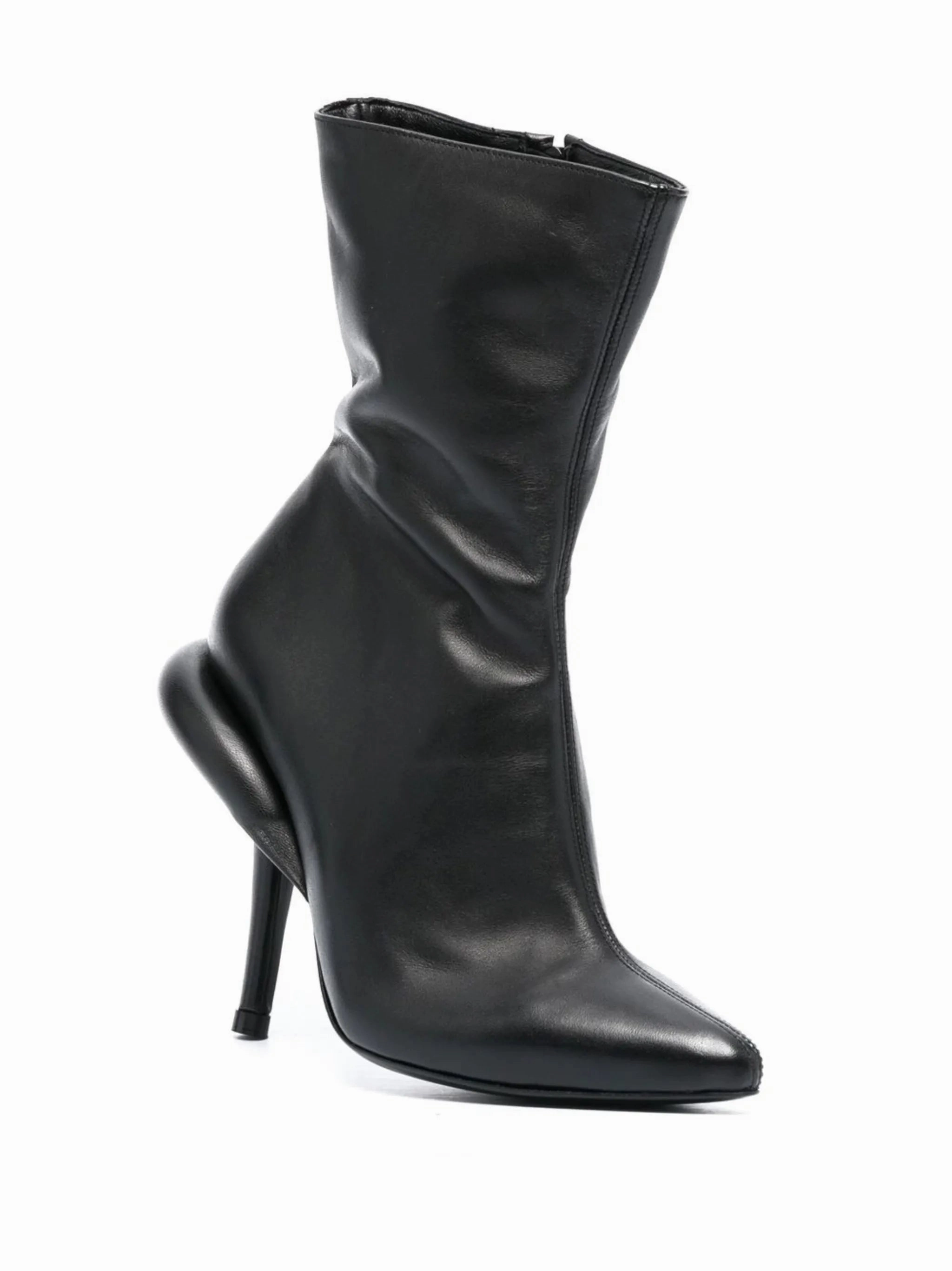 Closer 110mm Puffy Heel ankle boots Horse Boots For Riding