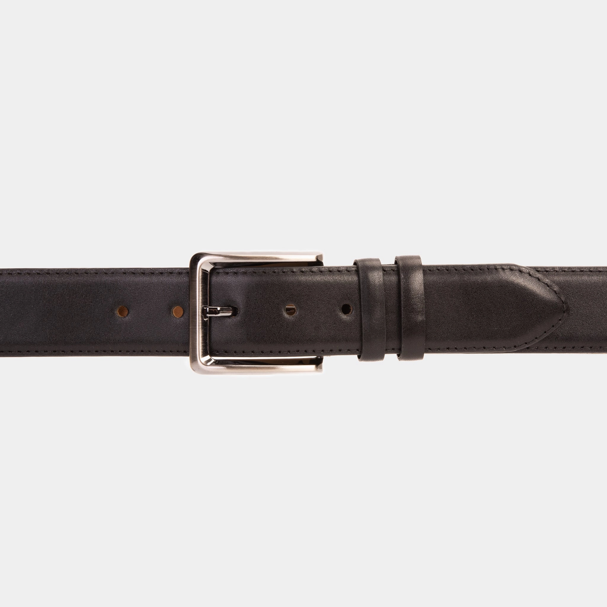 The Bogota Black Calfskin Belt Heydude Boots