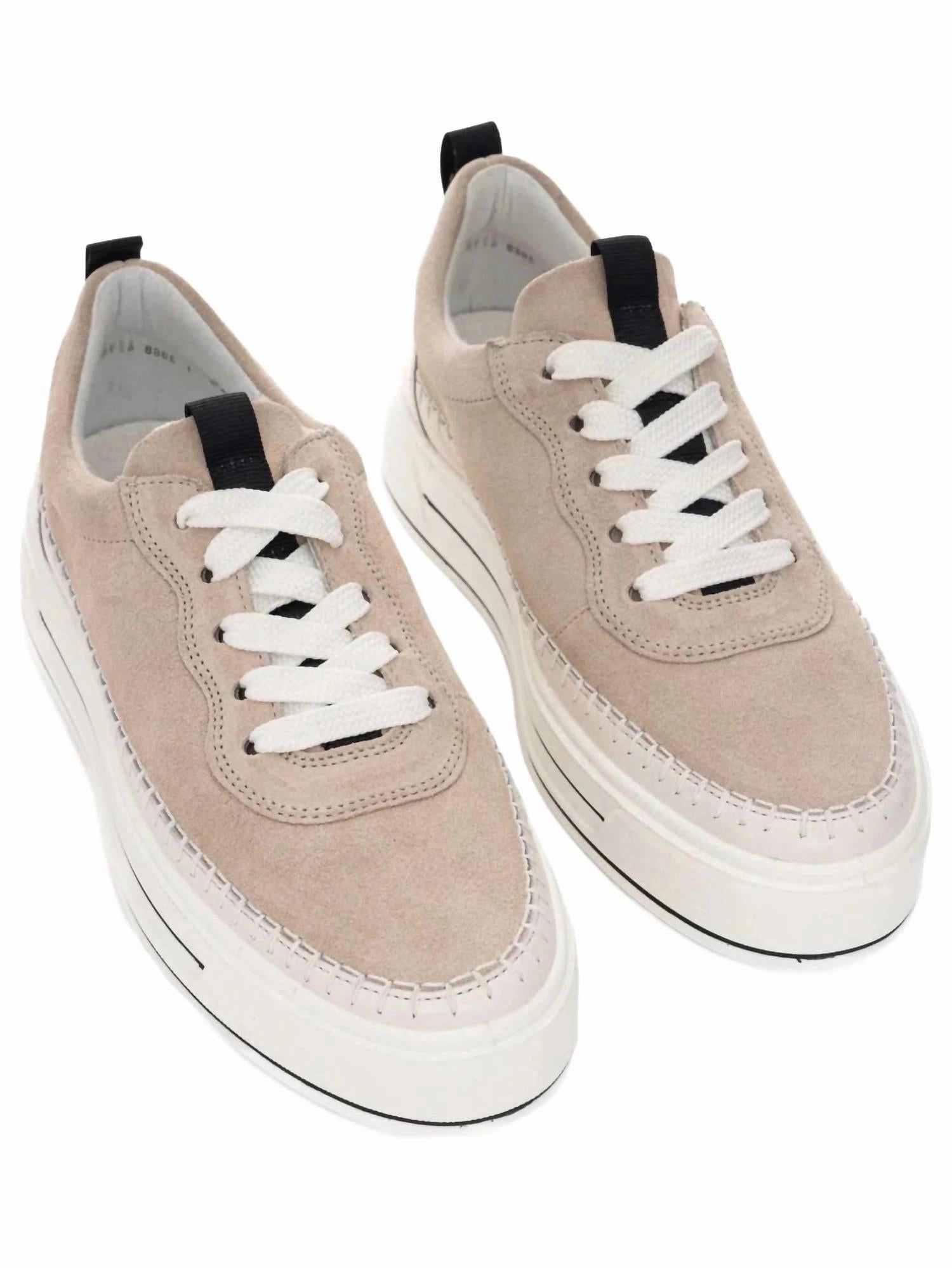 Women's Corsica Platform Sneakers In Cream/shell Best Slip In Sneakers