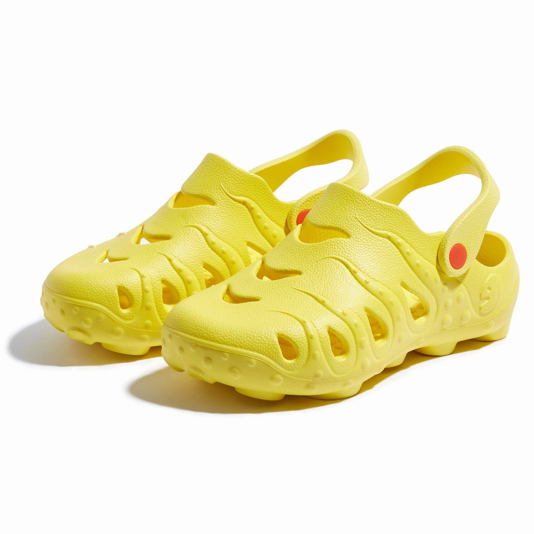 Maize Yellow Octopus I Men Platform Cork Wedge Sandals