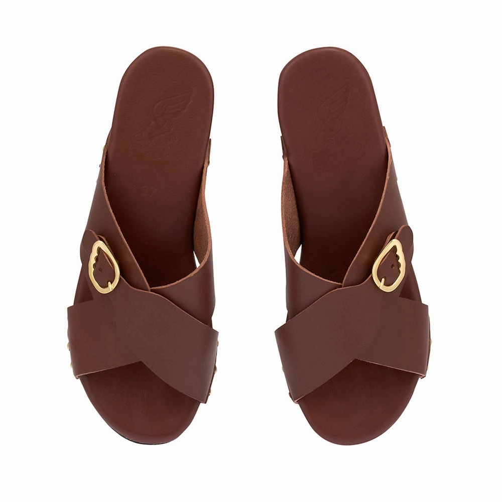 Marilisa Clog Chestnut Orthotics Sandals