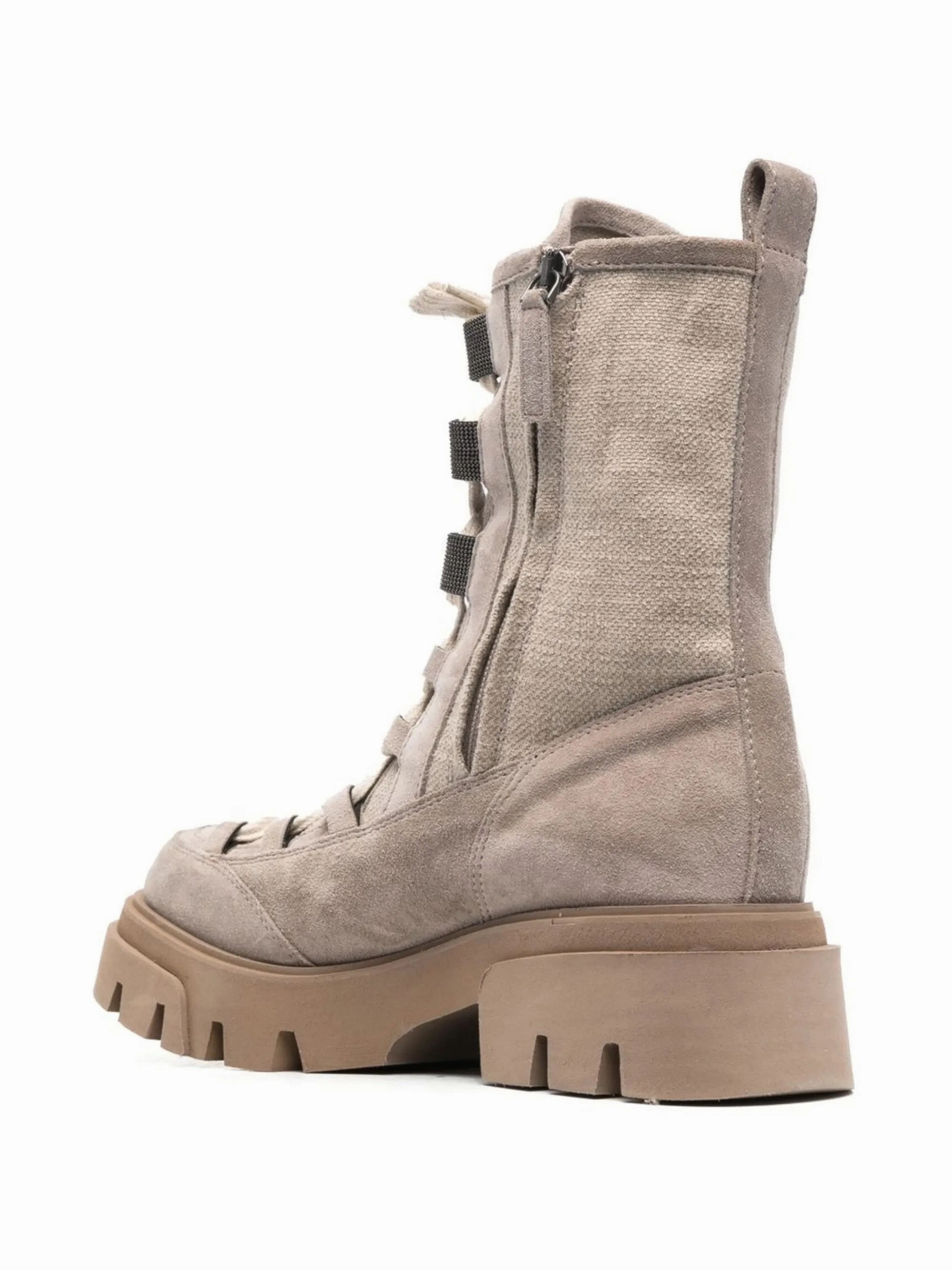 chunky-sole lace-up boots Touring Ski Boots