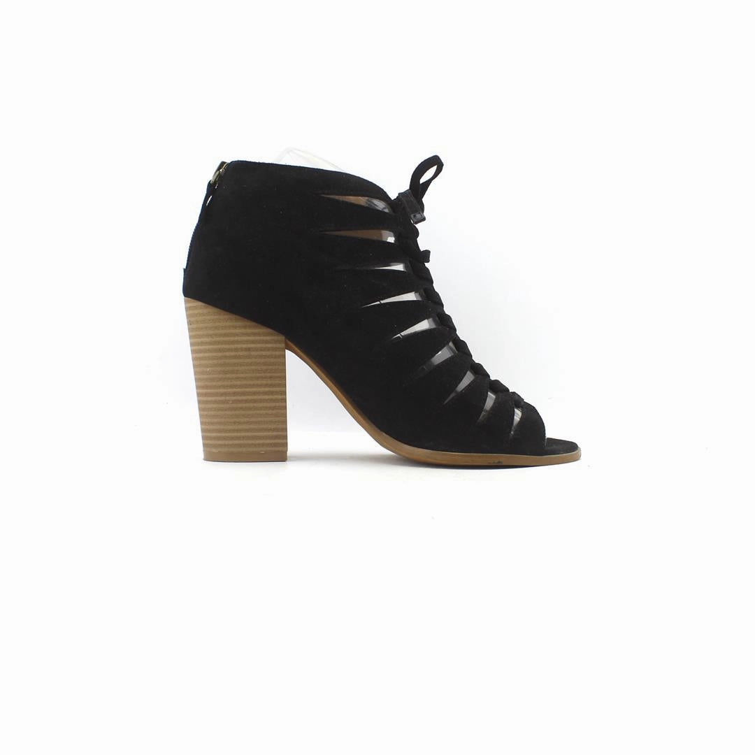 Stacked Heel Knee High Boots MELROSE AND MARKET .