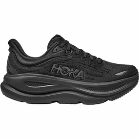 Men's - HOKA Bondi 9 - Black/Black Shoes Rhode Island