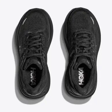 Men's - HOKA Bondi 9 Wide - Black/Black Shoes App