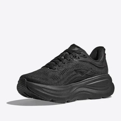 Men's - HOKA Bondi 9 Wide - Black/Black Best Shoes For Older