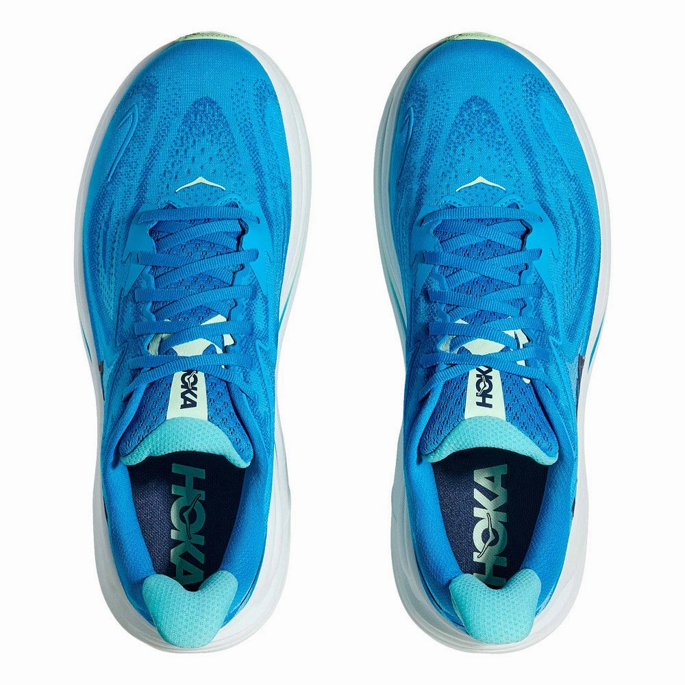 Shoes After Foot Surgery Men's - HOKA Clifton 10 - Hoka Blue/Skyward Blue