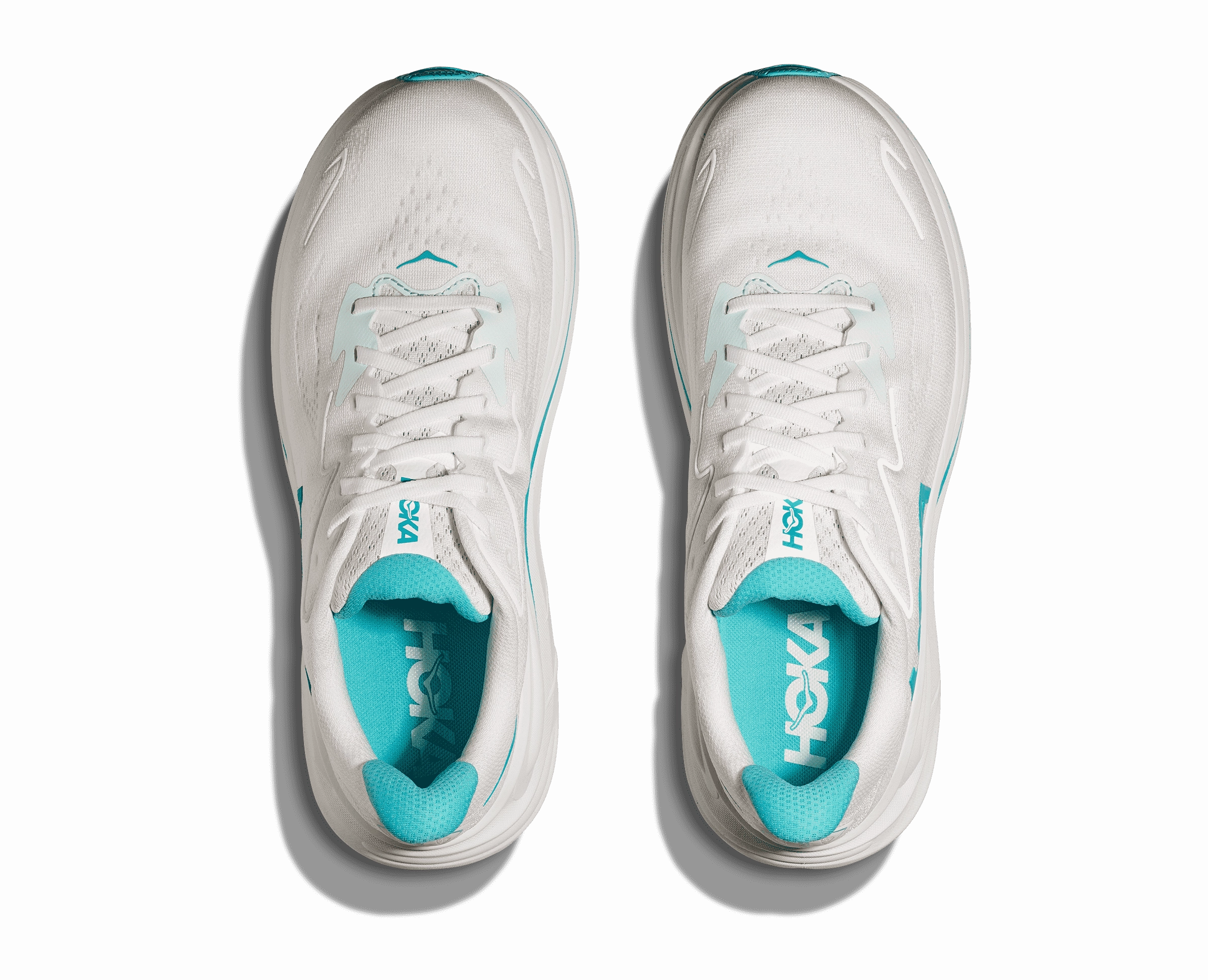 Men's - HOKA Clifton 10 - White/Skyward Blue Doctors
