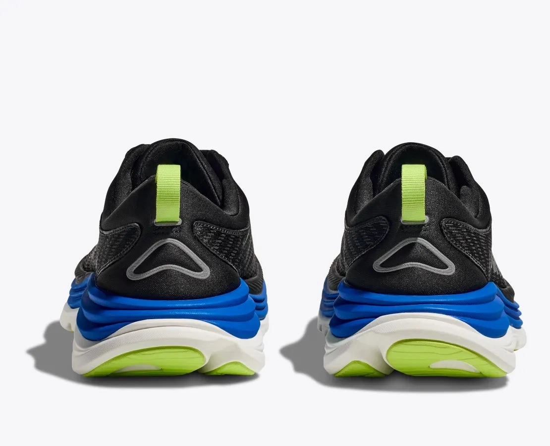 Men's - HOKA Gaviota 5 - Black/Electric Cobalt Shoes At Macy's