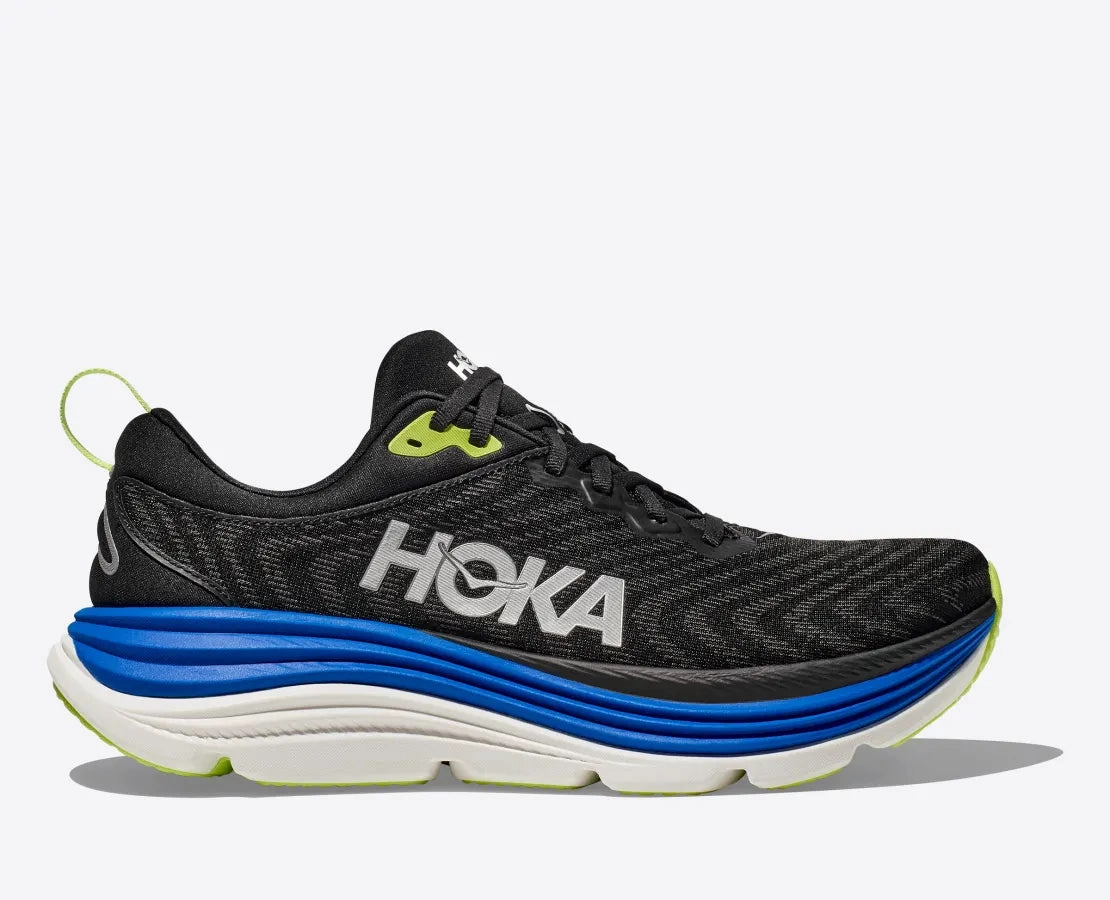 Men's Shoes Men's - HOKA Gaviota 5 - Black/Electric Cobalt