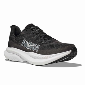 Men's - HOKA Mach 6 - Black/White Irvine