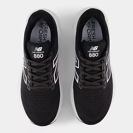 Men's - New Balance 880v15 - Black White Are New Balance Slip Resistant