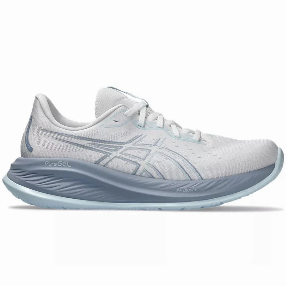 Men's Asics Gel-Cumulus 26, White/Cool Grey, 9.5 2E Wide Asics 727 Tiger Weightlifting Shoes
