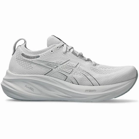 Men's Asics Gel-Nimbus 26, Concrete/Pure Silver, 7 D Medium Asic Slip On Shoes
