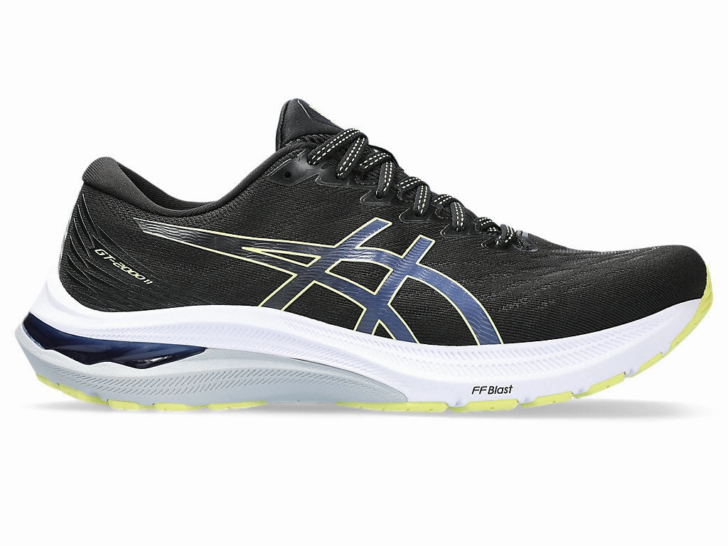 Asics Trabuco Max 3 Running Shoe Men's Asics GT-2000 11, Black/Glow Yellow, 10 D Medium