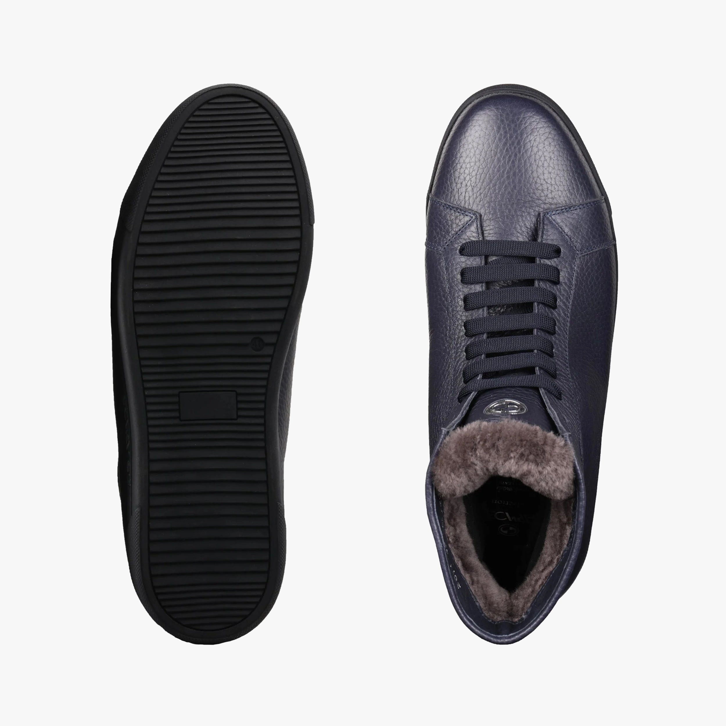 Men's Blue Insulated High-Top Sneaker Boots Platform Uggs