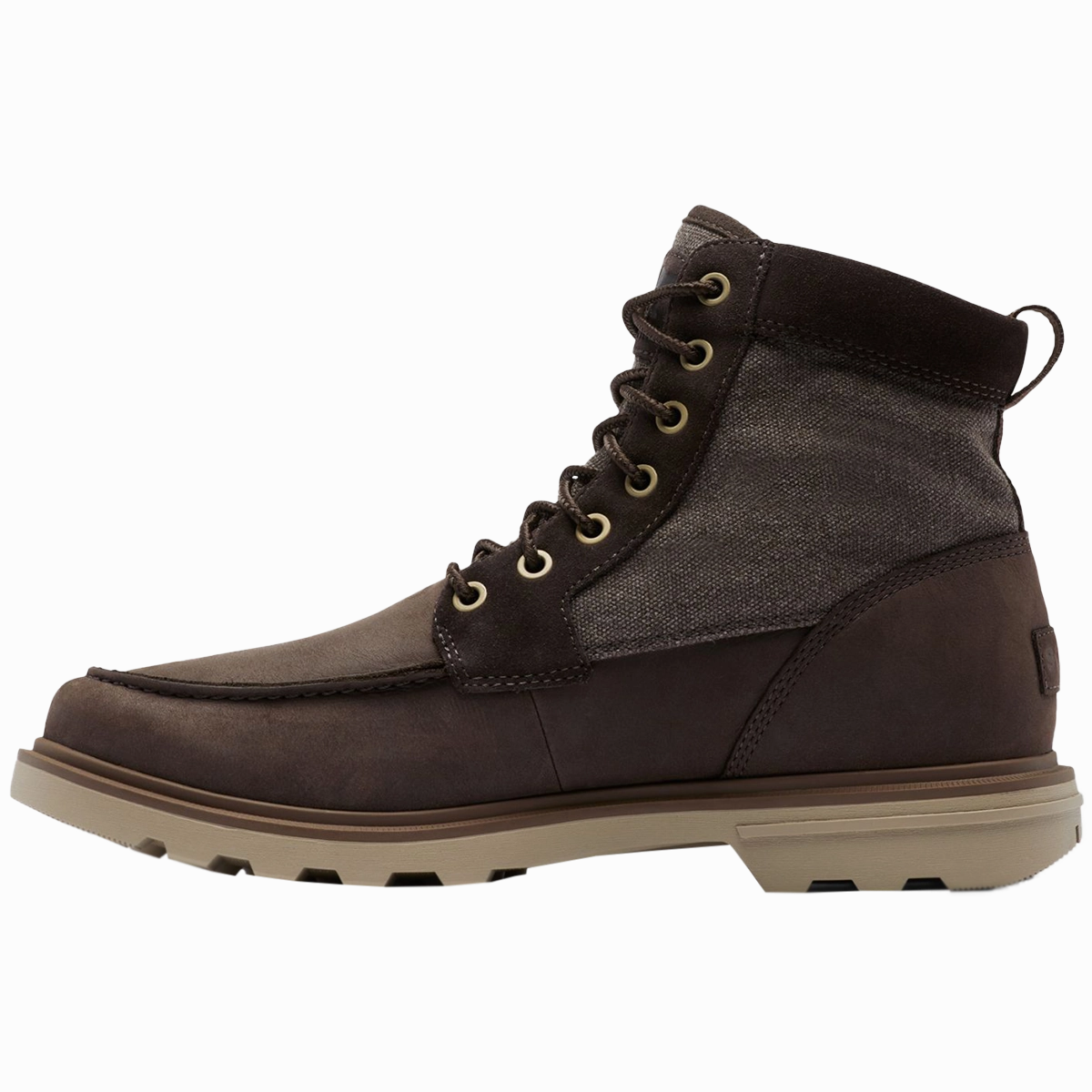 Men's Carson Moc WP Brown Furry Boots