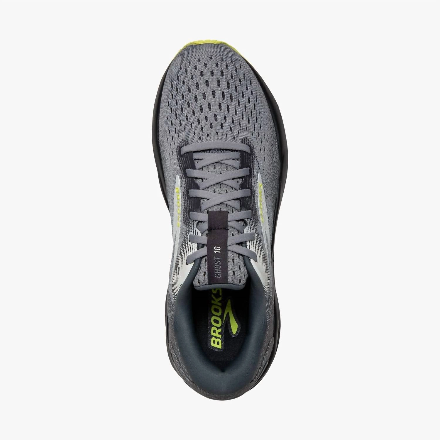 Men's Ghost 16 Running Shoes In Primer/grey/lime Best minimalist running shoes