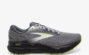 Men's Ghost 16 Running Shoes In Primer/grey/lime High Stack Running Shoes