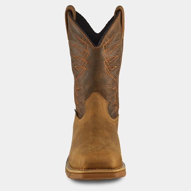 MEN'S MARSHALL STEEL TOE Boots Wedge Heel