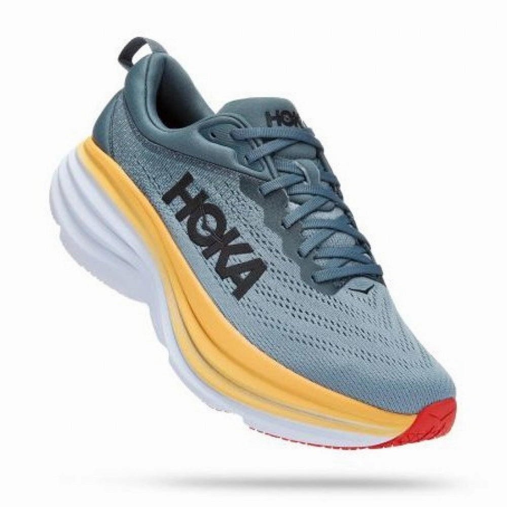 Mens Hoka Bondi 8 Extra Wide 4E Shoes For Boys