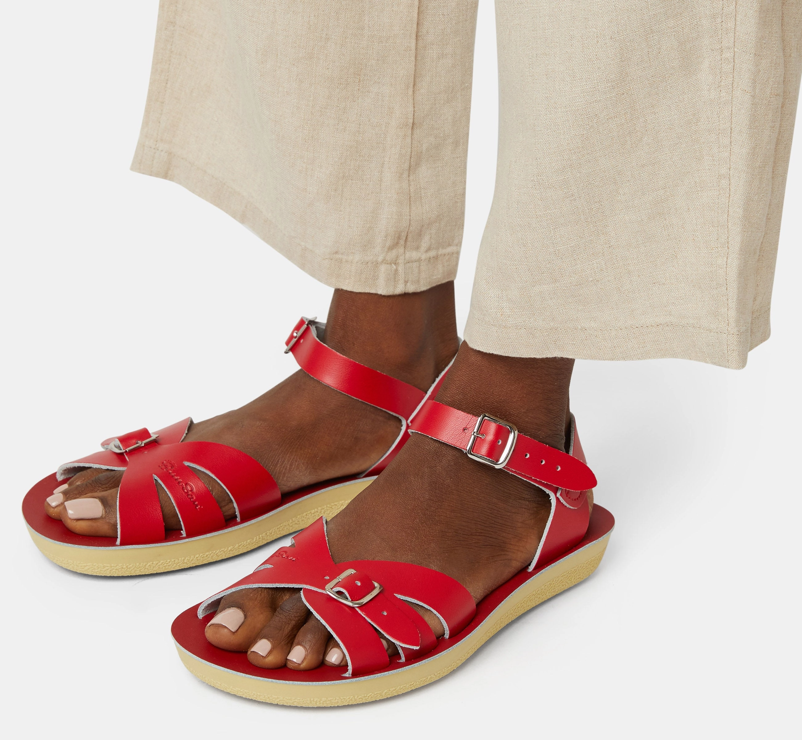 Cute Sandals Boardwalk Red Womens Sandal