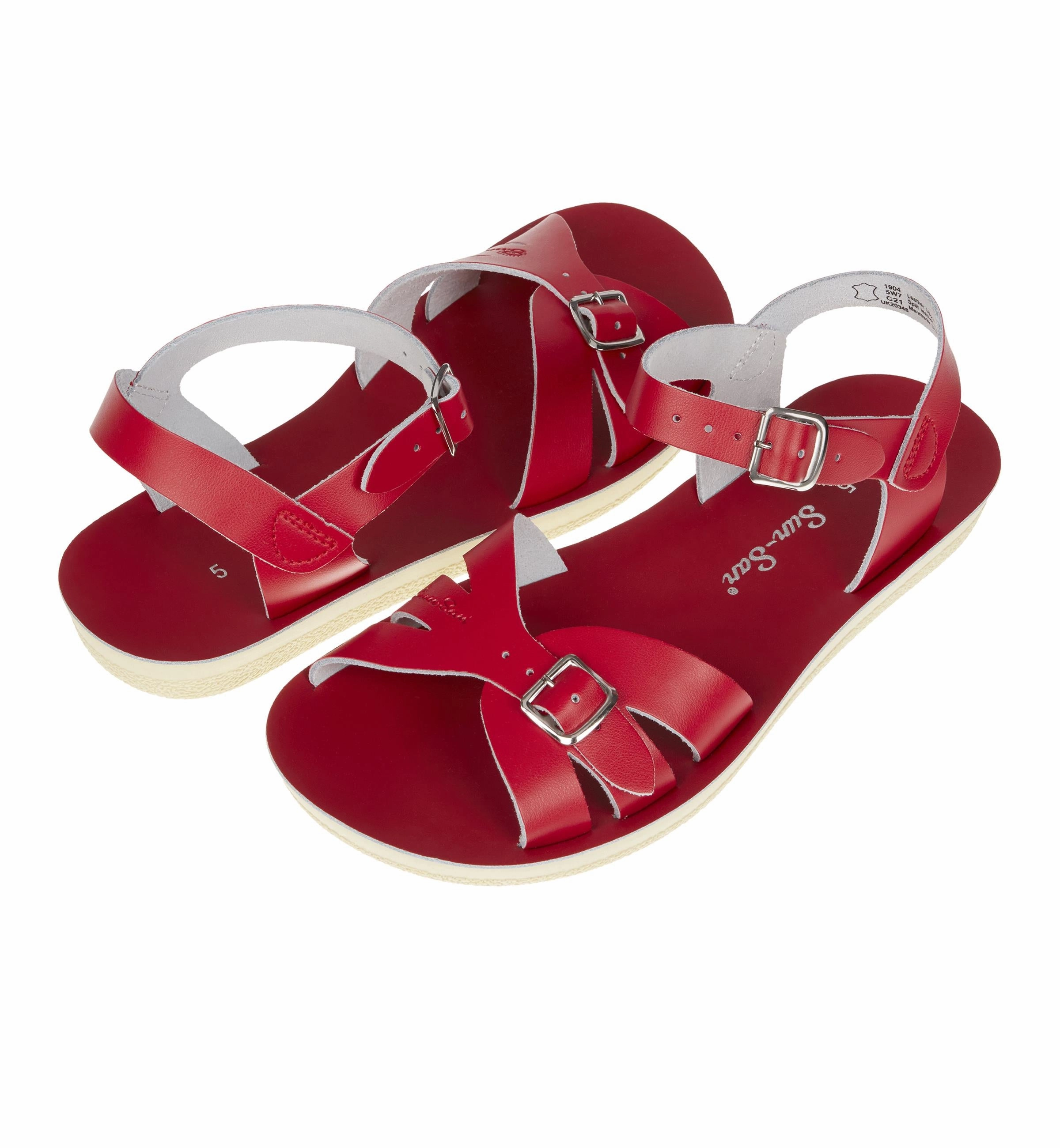 Boardwalk Red Womens Sandal Sandals For Walking Comfort
