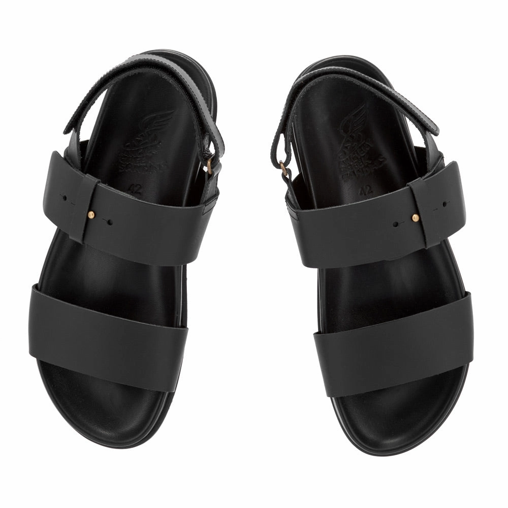 Narkisos Black Nautica Sandals